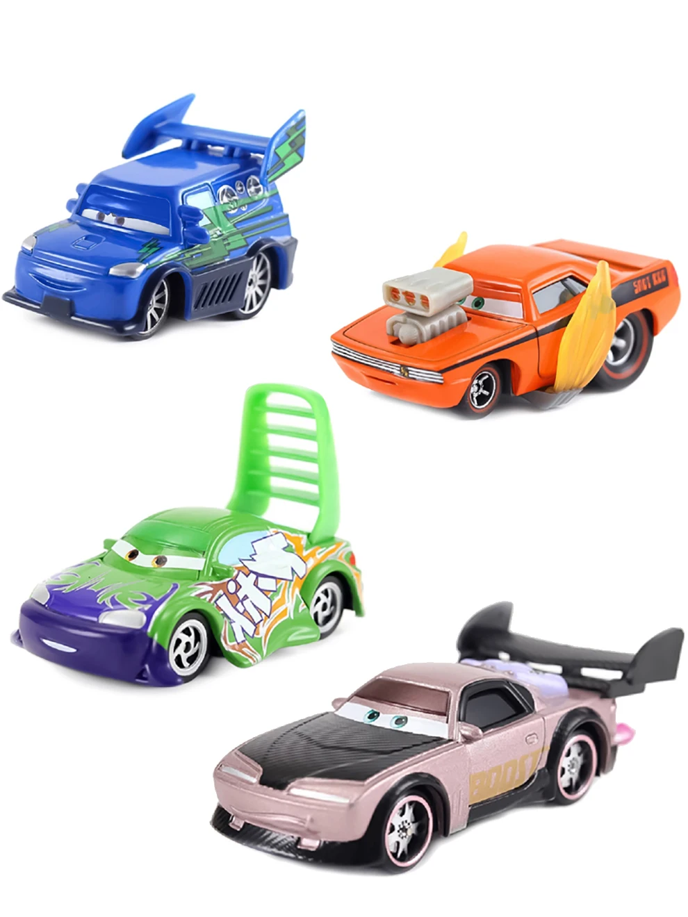 Spielzeugautos: Kleine Antagonisten, Die Verbrecher der Straße, Kriminelle, Snot-Rod Boost DJ und Wingo Legierungsmodell-Spielzeugautos