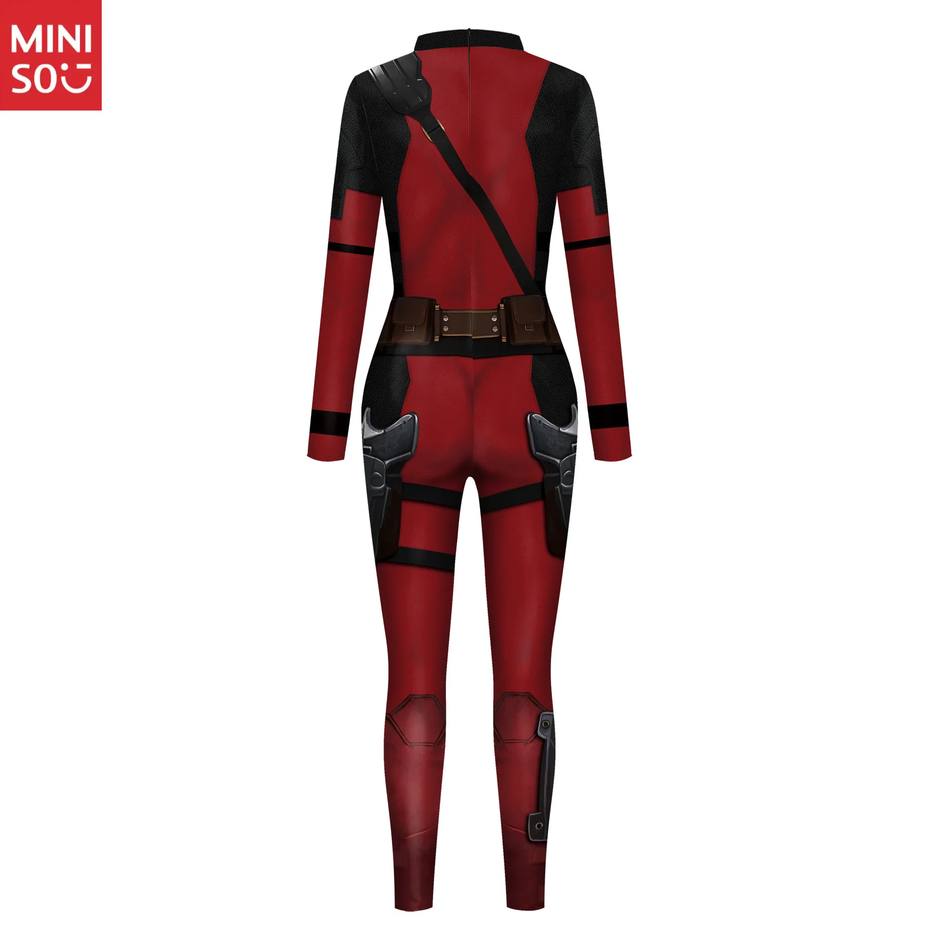 أزياء الهالوين للبالغين، أزياء مارفل، أزياء ديدبول ولفيرين للعب، بدلة نحيفة #2