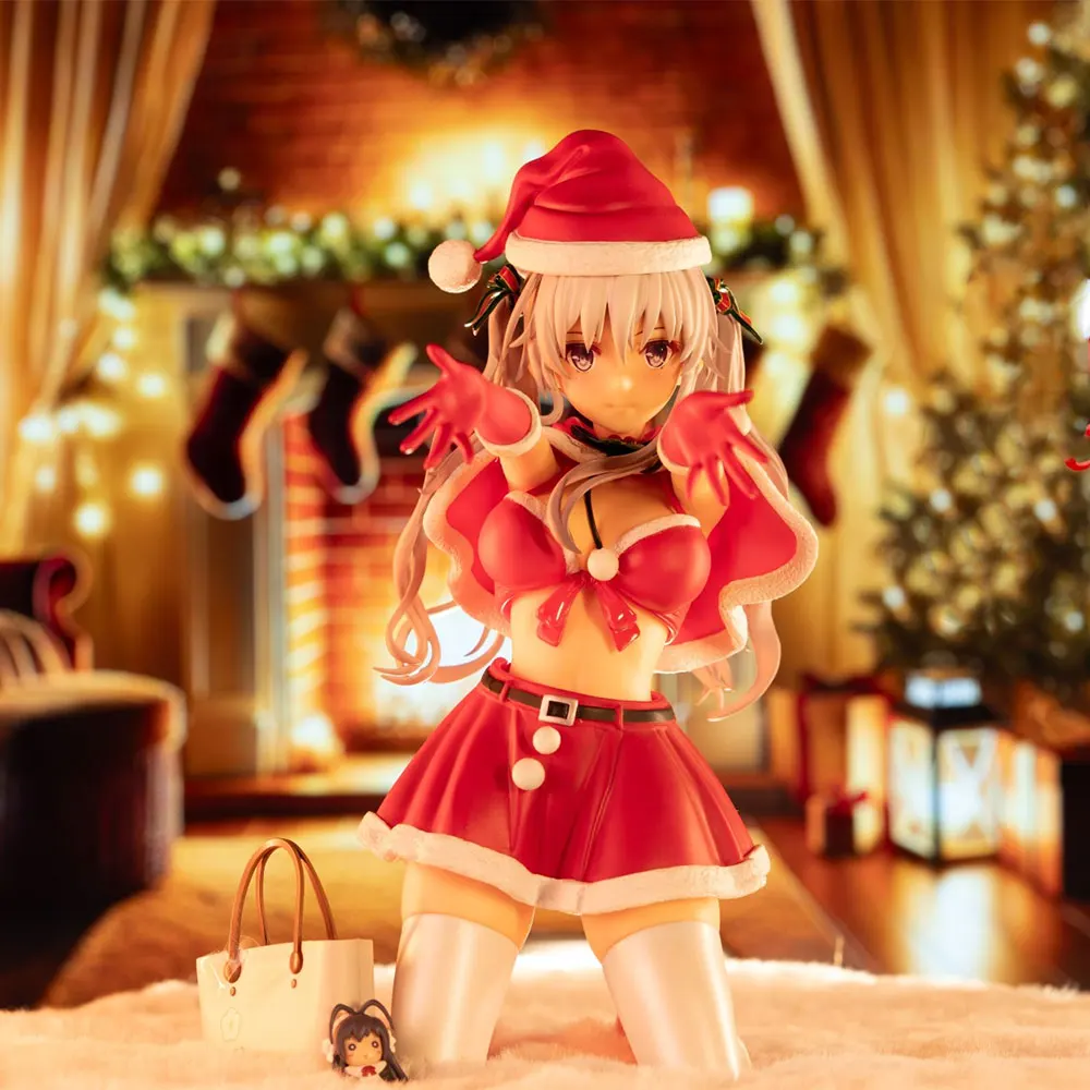 

19CM Anime Hiiragi Snowflake Figure Kneeling Anime Model Toy Gift Collection Decoration Ornament PVC