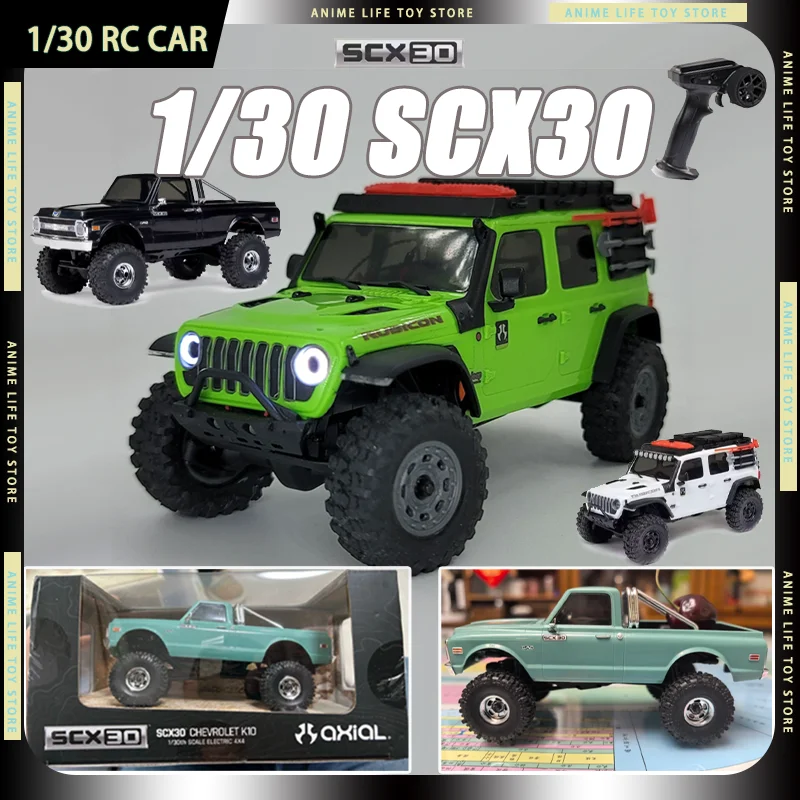 

In Stock Axial 1/30 SCX30 Wrangler,Chevrolet K10 RC Car Climbing Crawler, 2261T1,2261T2,2048T1,2048T2,2260T1,2260T2 For Boy Gift