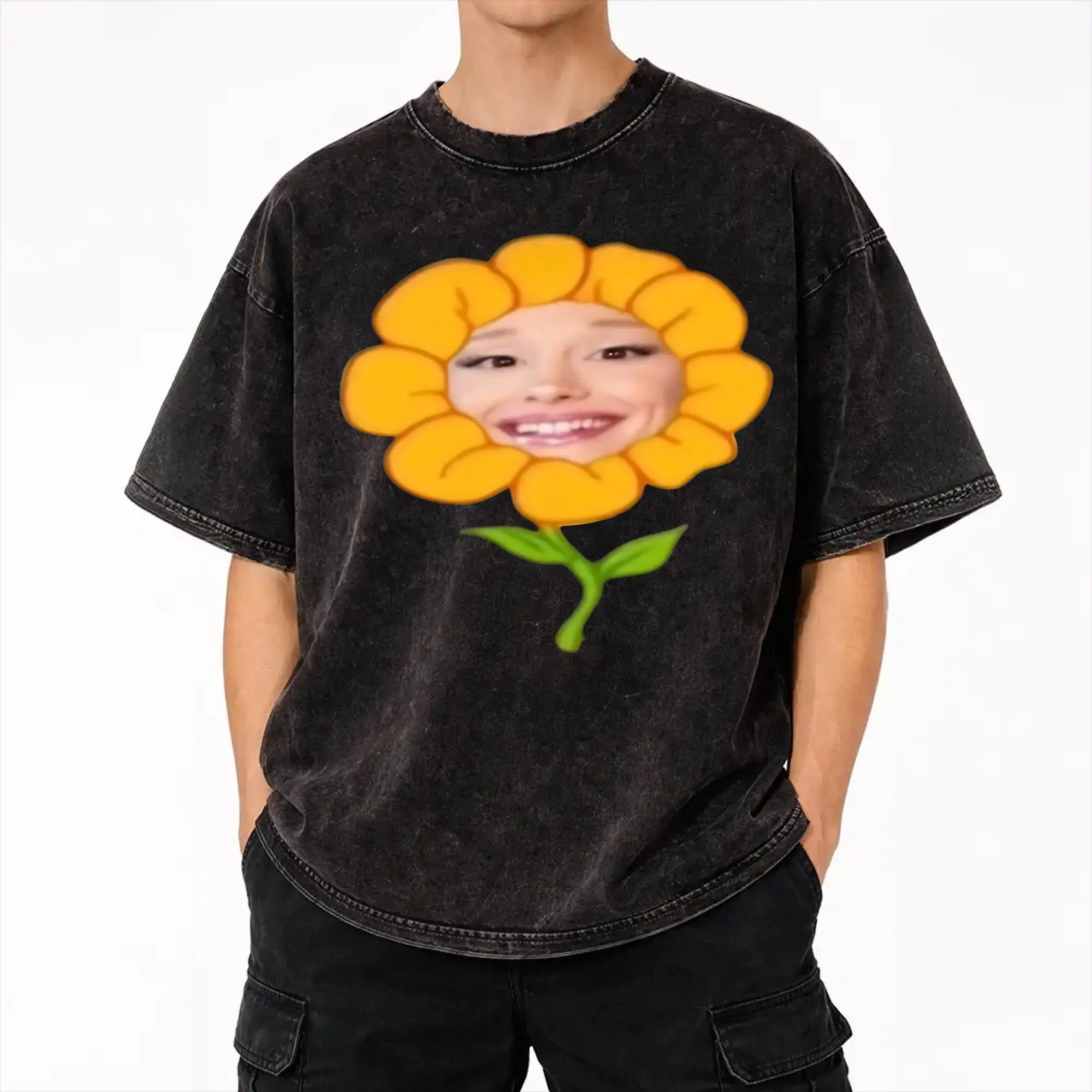 Graphic Printed Arianas Grandes The Eternal Sunshine Tour 2026 Washed Shirts Outfit Oversize T-Shirts  for Men Women Tee Shirt