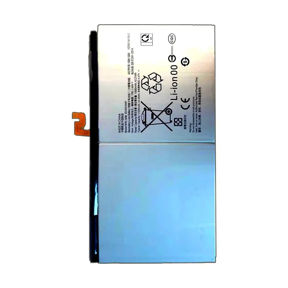 Replacement Tablet Battery For Samsung Tab S9 Ultra Wi-Fi X910/5G X916 X916B EB-BX916ABY 11200mAh