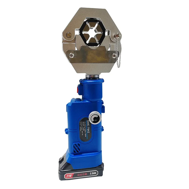 

Crimping tool straight handle SME-7842 lithium battery manual oil return hydraulic crimping pliers