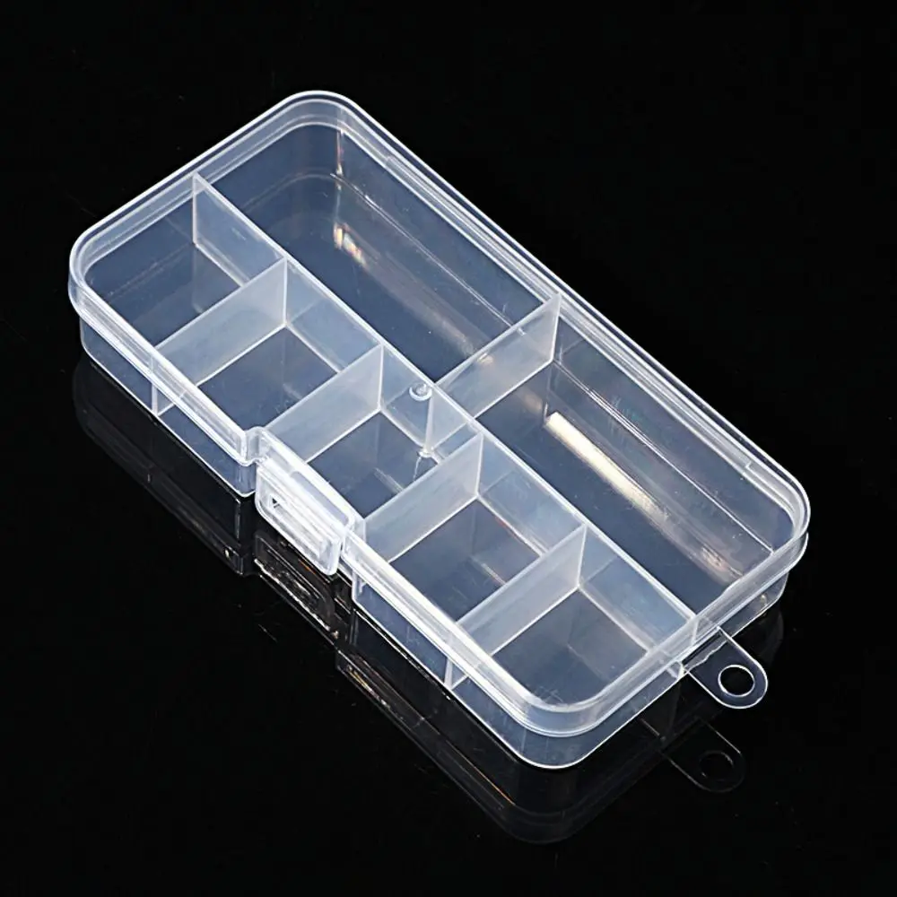 Square Storage Box Portable Plastic Durable Packing Boxes Transparent Jewelry Beads Container Power Tools Holder