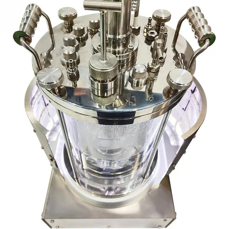 Bioreacteur en verre à double stérilisation de table