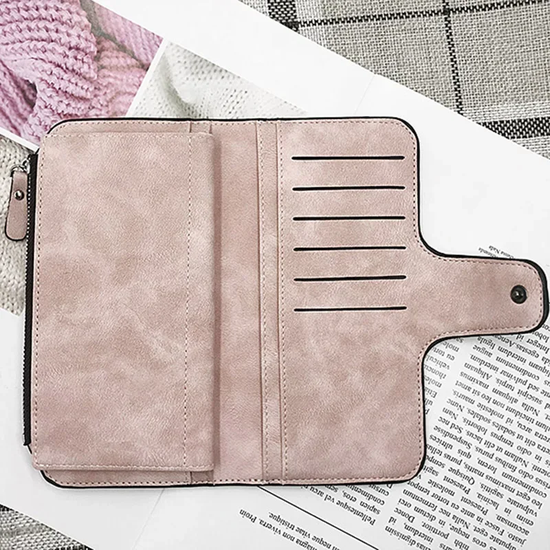 Ladies Personalized Photo Leather Wallet Women Personalized Custom Engraved Photo Wallet Gifts for Her Mom Mother's Day Gift