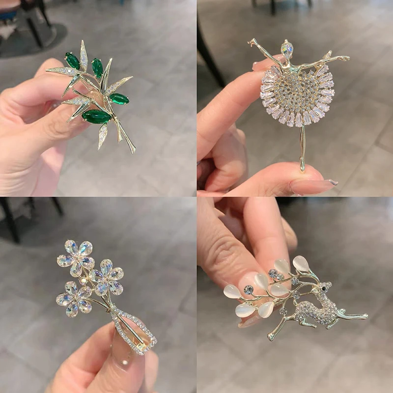 Broche Créative de Luxe pour Robe Corsage, Accessoires de Musique Féminine