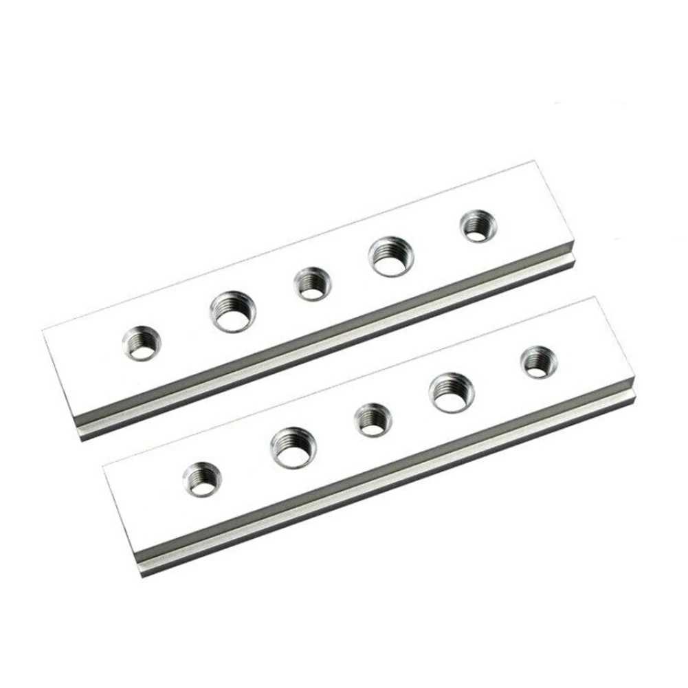 Paquete de 2 deslizadores de pista en T de barra en T de aleación de aluminio de 100-450mm para sierras de mesa y bancos de trabajo de carpintería DIY Sierra de mesa, taladro de mesa