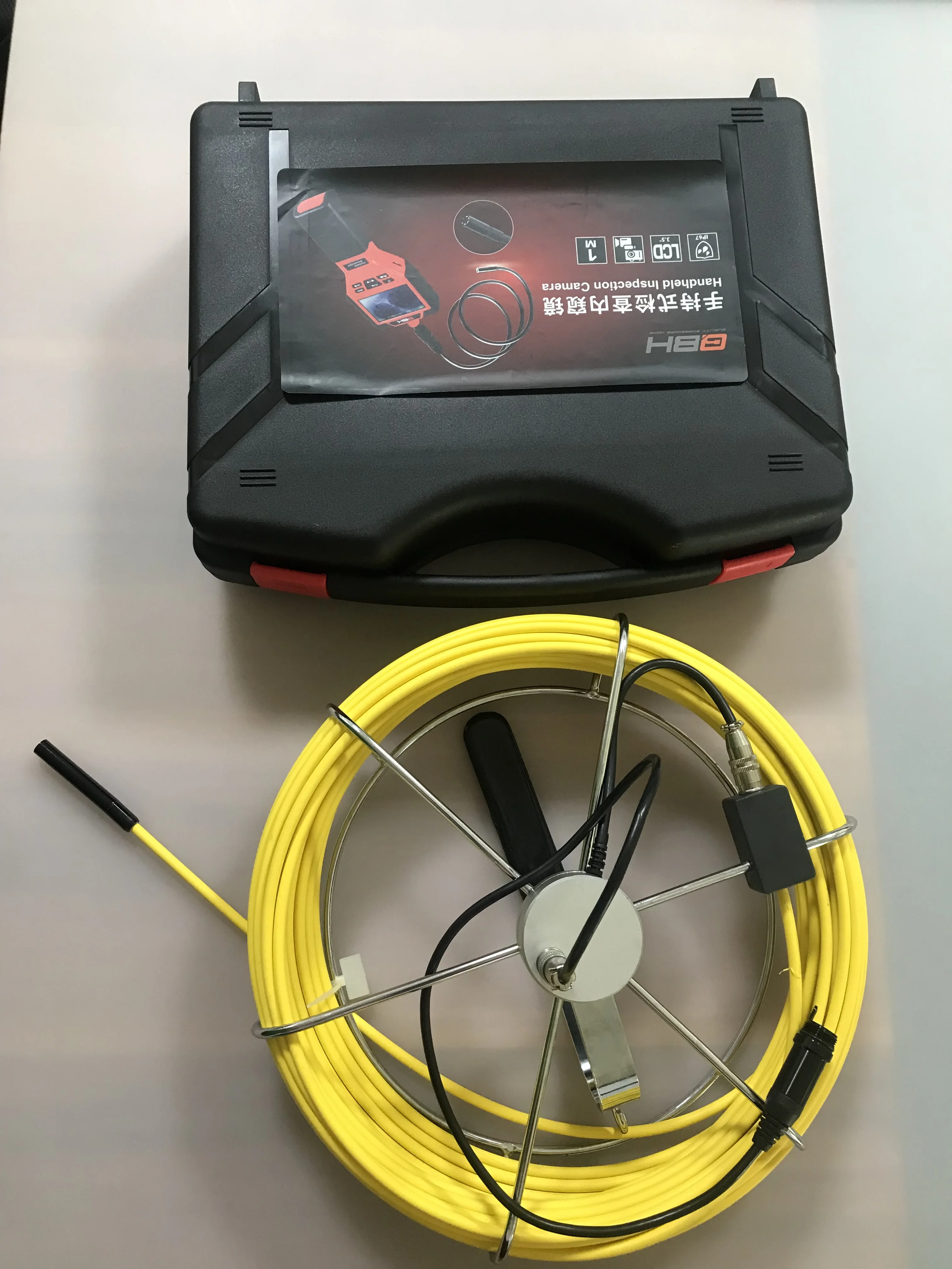 3.5 ''DVR المنظار استنزاف صغير أنابيب الصرف الصحي كاميرا صغيرة للسباكة مفيد Borescope فحص الآبار العميقة