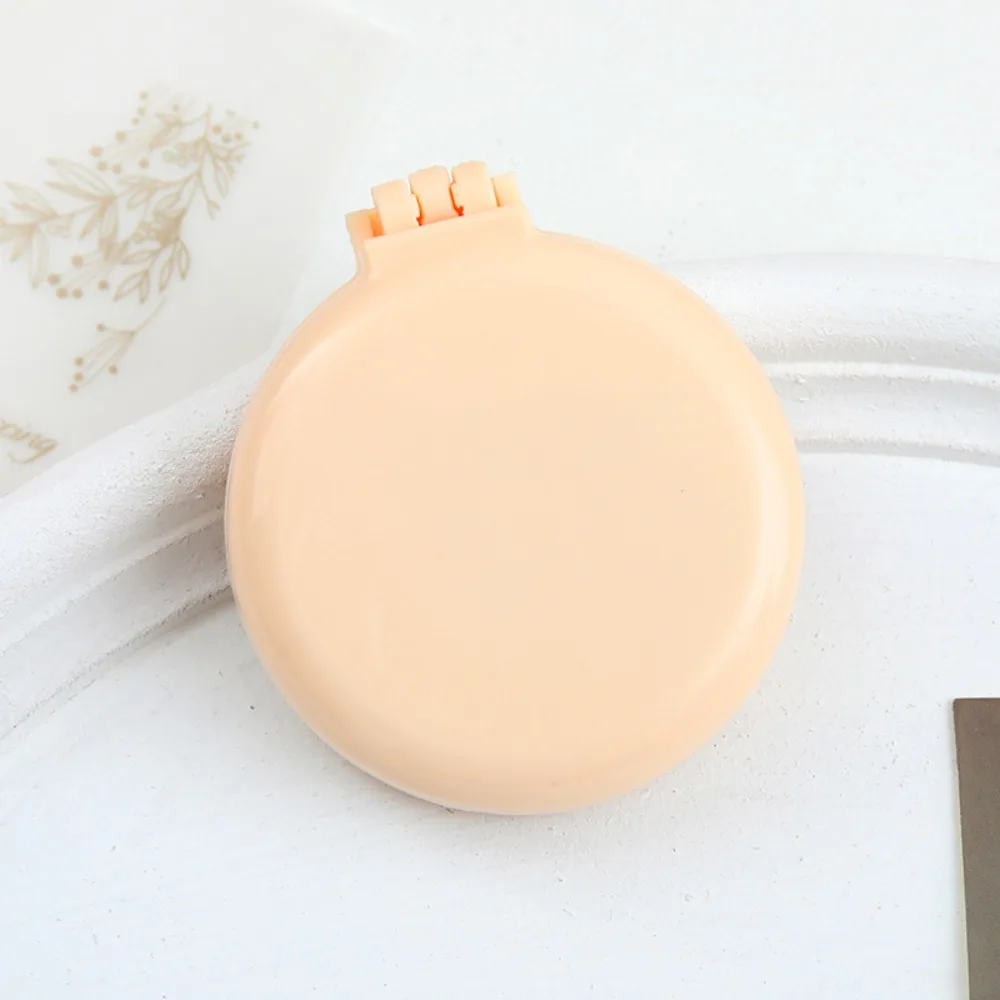 Dual Fold Design Air Cushion Comb with Mirror Lightweight Plastic Mini Hair Brush Multifunctional Scalp Meridian Comb Travel Use