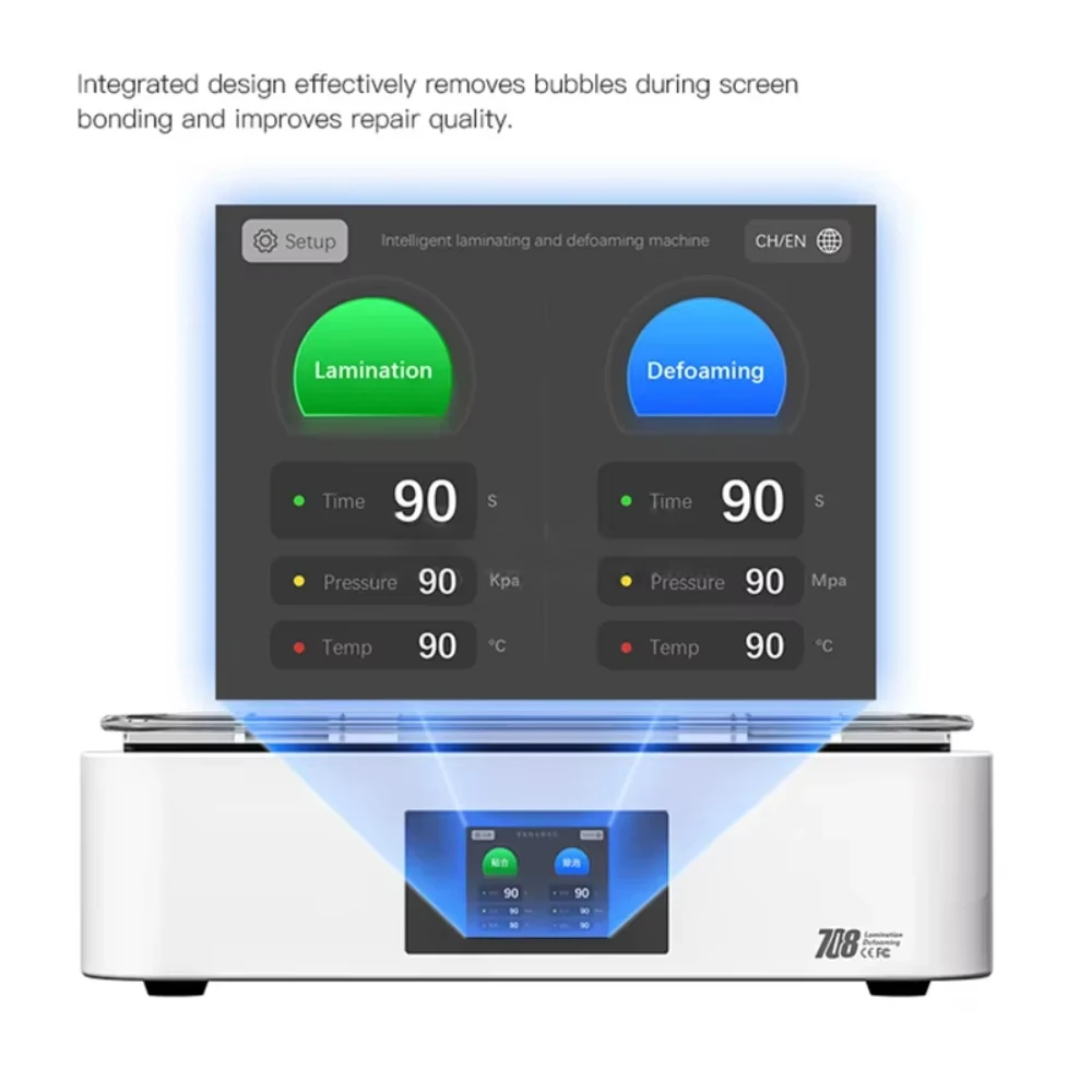 

TBK 708 15 Inch Airbag Curved Screen Laminating Machine Customized OCA Vacuum Press Smart Bonding and Bubble Remover Device