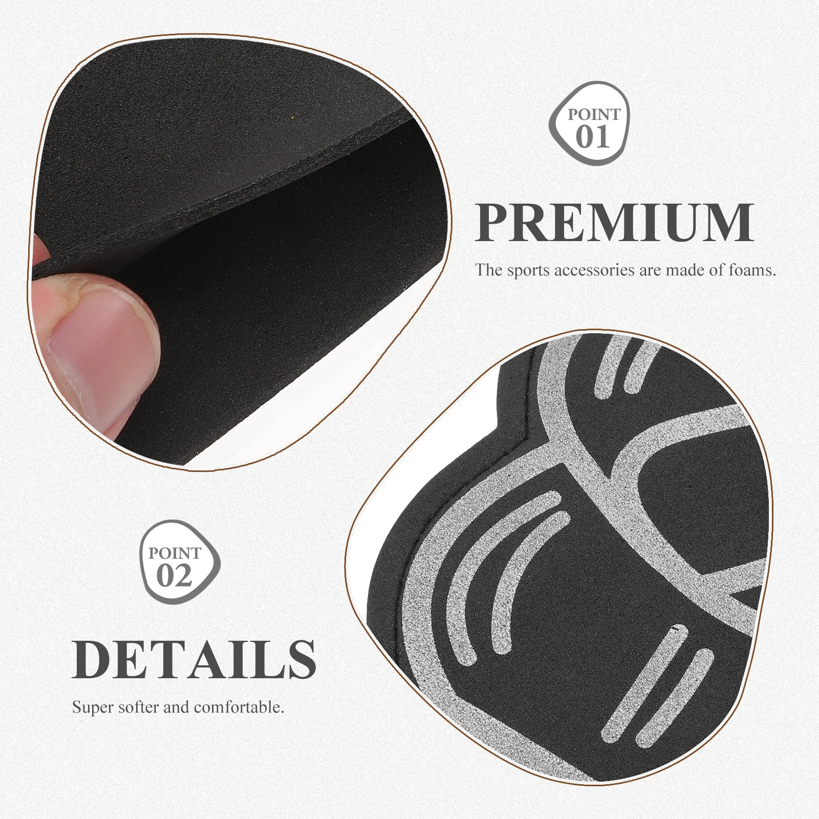 

3Pcs Foams Fingers Reusable Cheer Props Sports Accessories Noise Maker Party Favor Cheering Hand Fan Sports Event Foams Finger