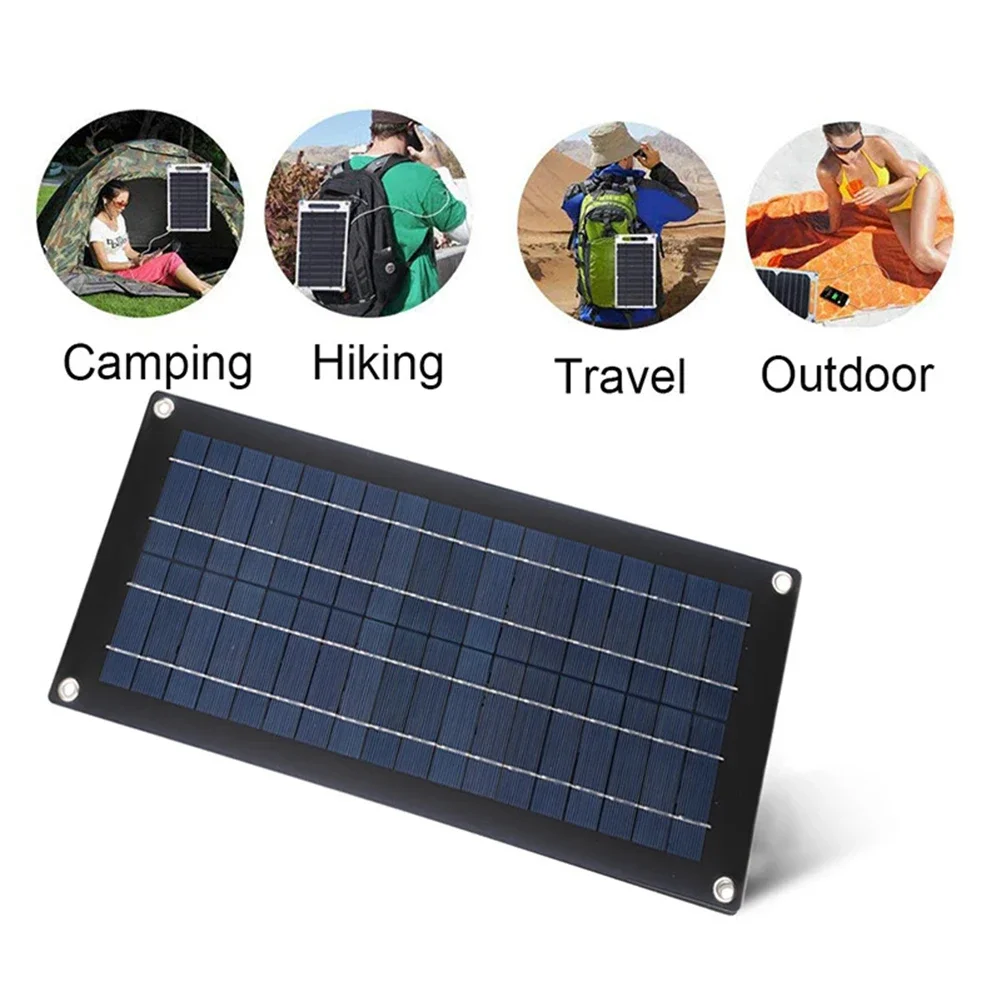 Imagem -03 - Painel Solar 70w 12v18 Carregador de Bateria Portátil para Celular Banco de Potência à Prova Dágua ao ar Livre para Acessórios de Acampamento