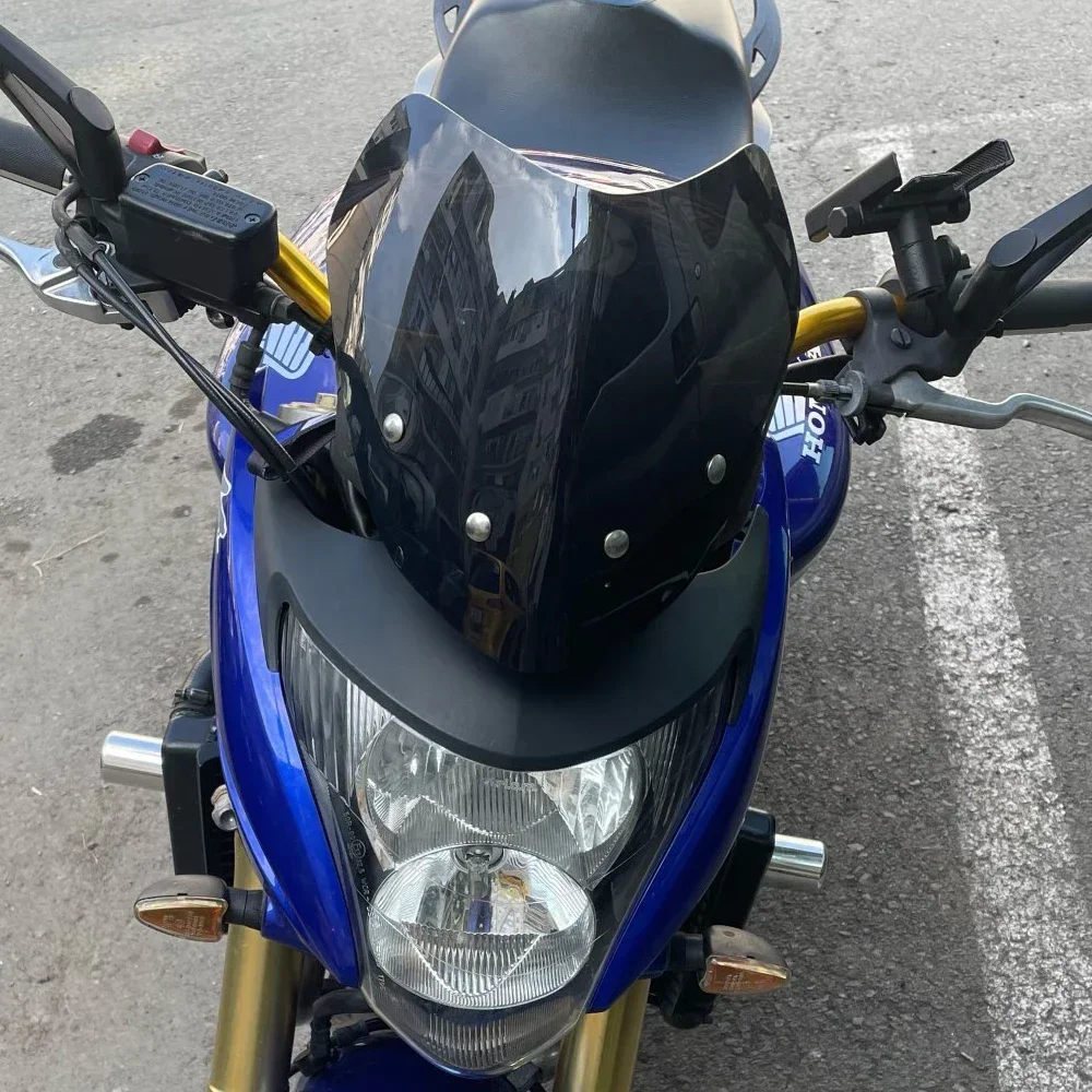 

Ветрозащитные дефлекторы для лобового стекла Honda Hornet 600, аксессуары для мотоциклов CB600F CB 600F 2007 2008 2009 2010, черный дым