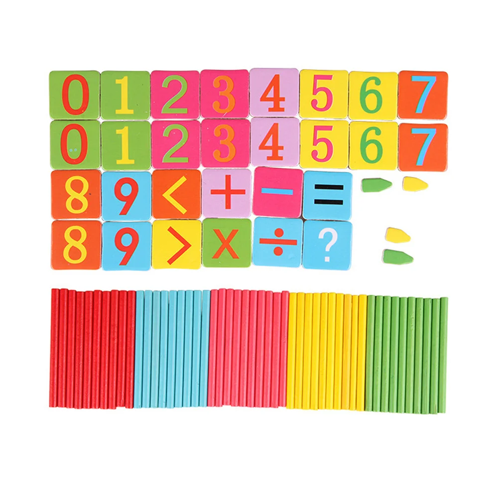 

Math Counting Stick Mathematics Teaching Aids For Kids Number Learning Educational Set Magnetic Arithmetic Puzzle Box