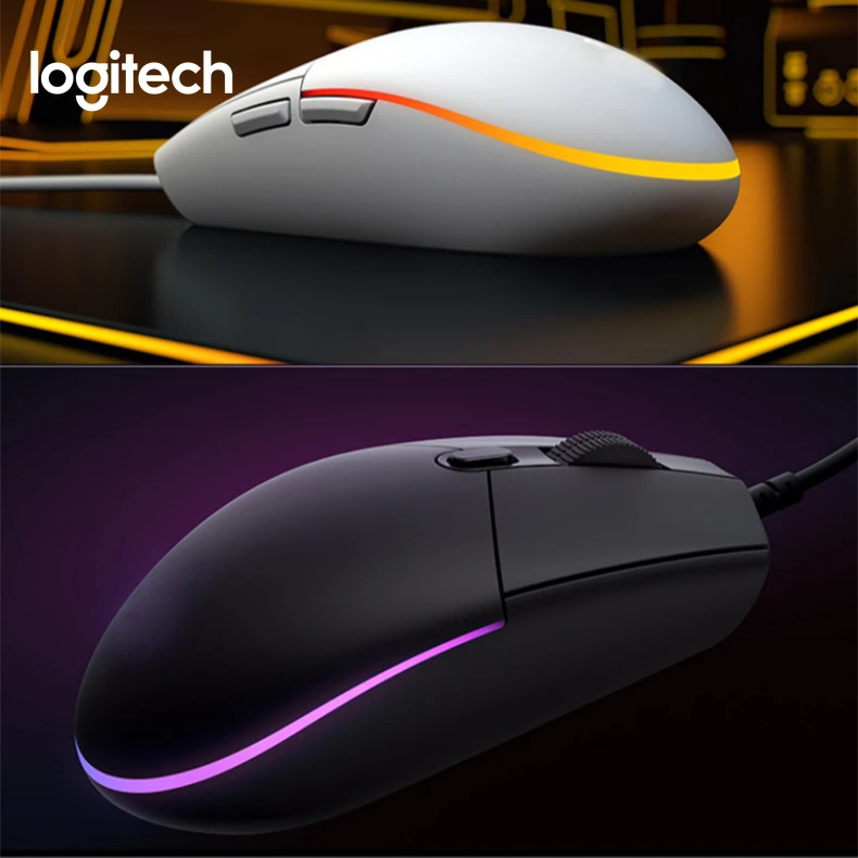 

Logitech G102 Gaming Mouse 2nd Generation Vibrant RGB Gaming Mouse for Battle Royale USB Wired Mouse