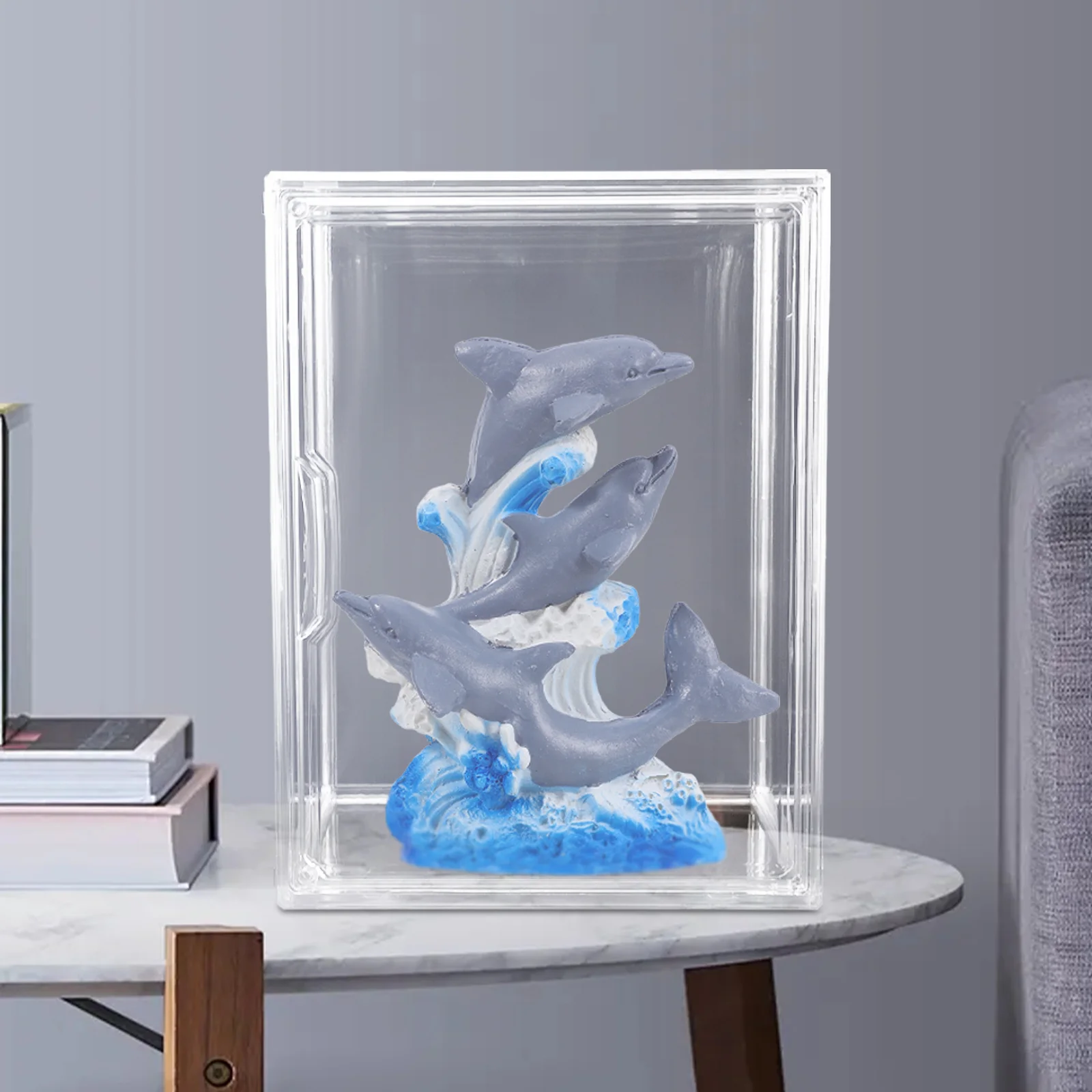 

Clear Display Case Box for Collectibles Action Figure Protection Showcase Transparent Storage Holder Long Term Use