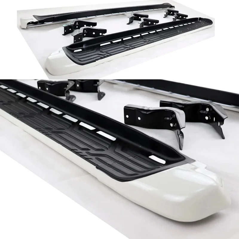 Auto Parts Matte Black Aluminum Bolt-On Pair of Running Boards No-Drill For Patrol Y62 Armada 2011-2020