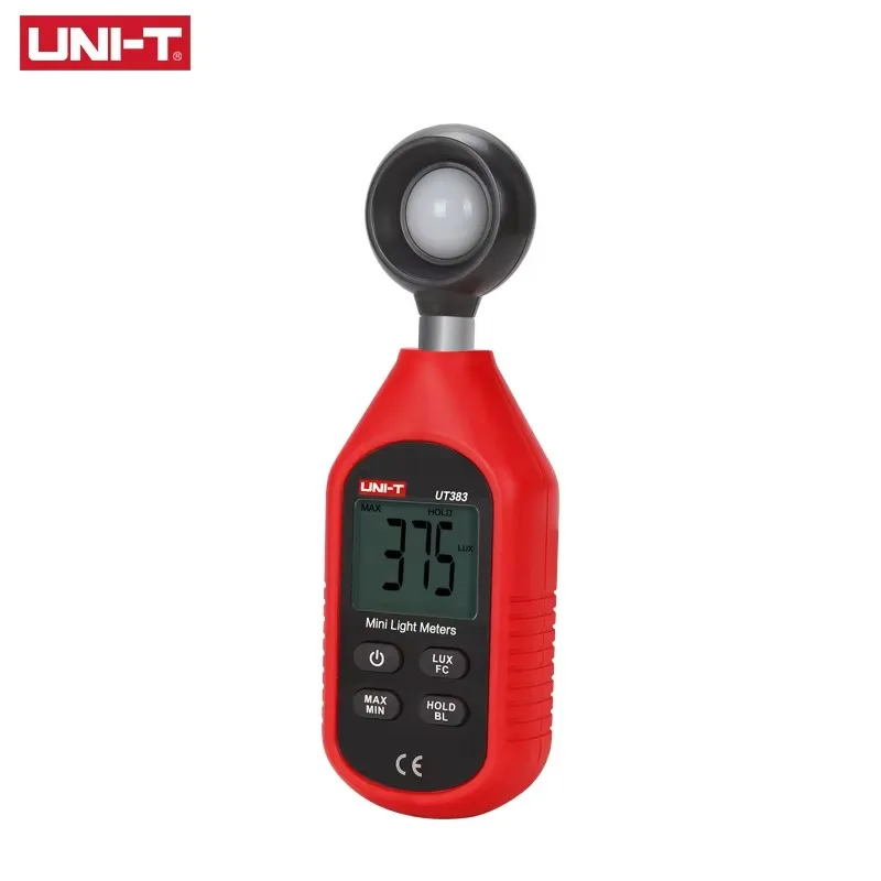 UT383 Light Meter 200,000 LUX Digital Luxmeter Luminance Lux Fc Test Max Min Illuminometers Photometer