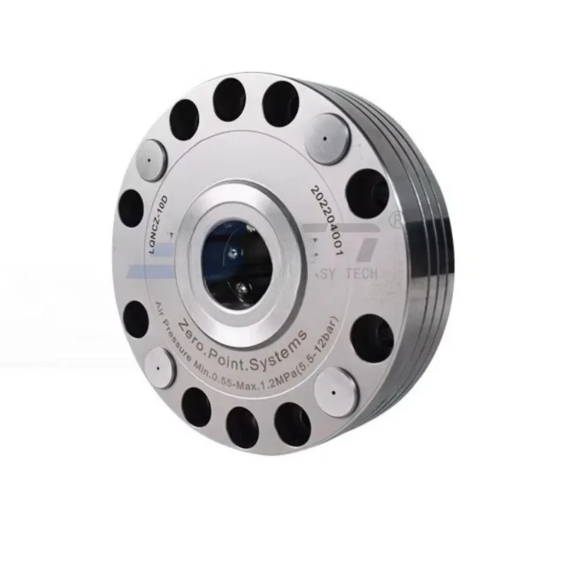 precision zero clamping system numerical control machine accessory with two-station base plate and tray