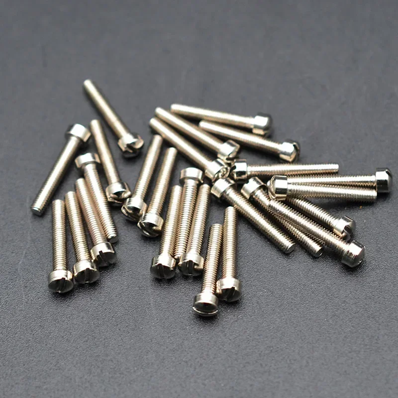 100pcs Electric Guitar Humbucker Pickup Polepiece Pole Screws Guitar Pickup Screw Rods 18mm Length 3mm Diameter