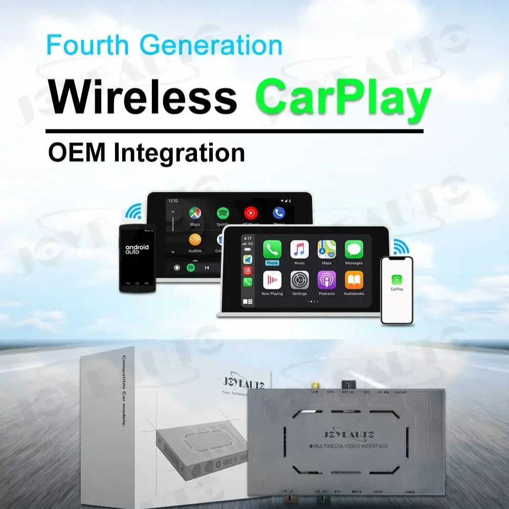 

JoyeAuto Wireless Apple CarPlay for Cadillac XTS 2014-2017 XT5 ATS SRX CTS 8" with Android Auto Mirror Link AirPlay Car Play Box