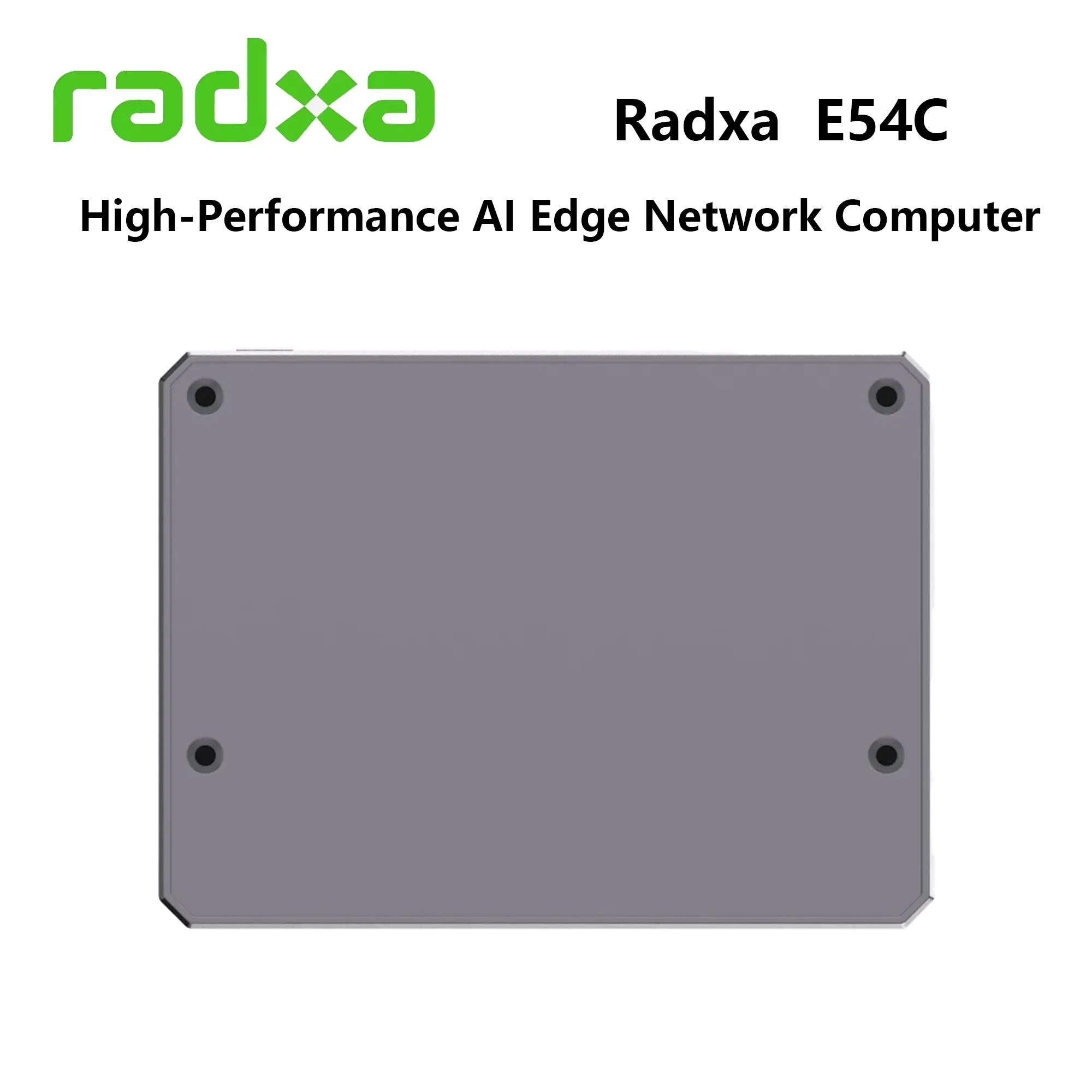 Radxa E54C AI Edge ordinateur réseau Rockchip RK3582 double A76 et Quad A55, 5 haut NPU, 4x GbE, NVMe, USB 3.0, carte de développement