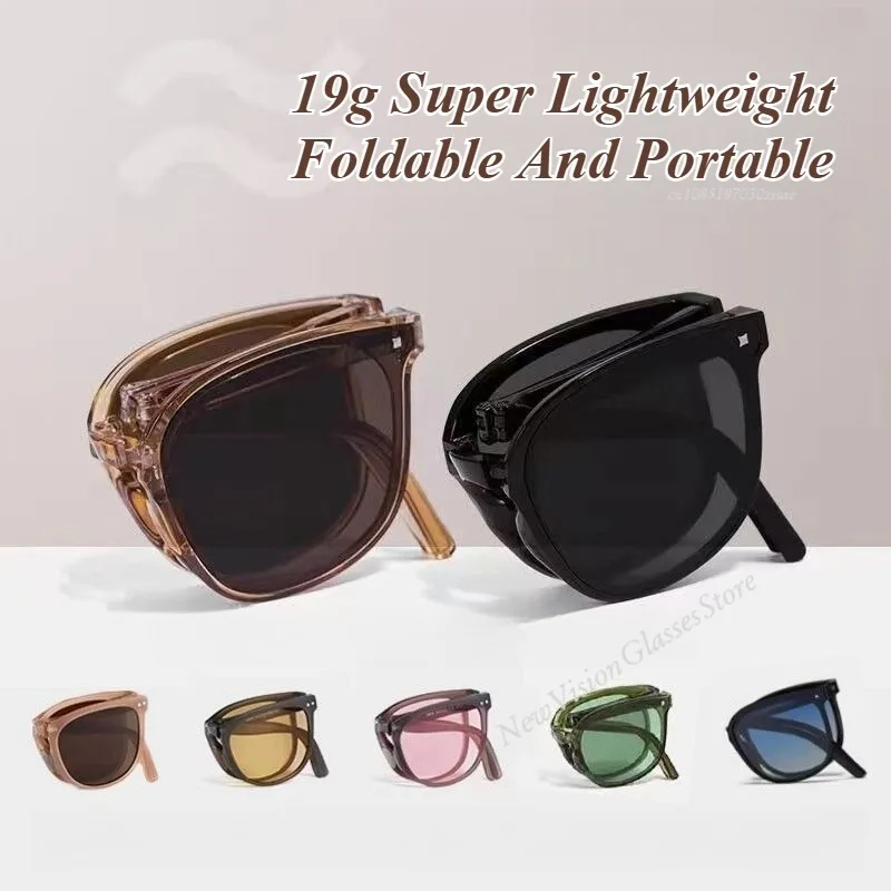 

Folding Sunglasses, Portable, Ultra Light Sun Protection, UV Protection, Sunglasses for Both Men and Women