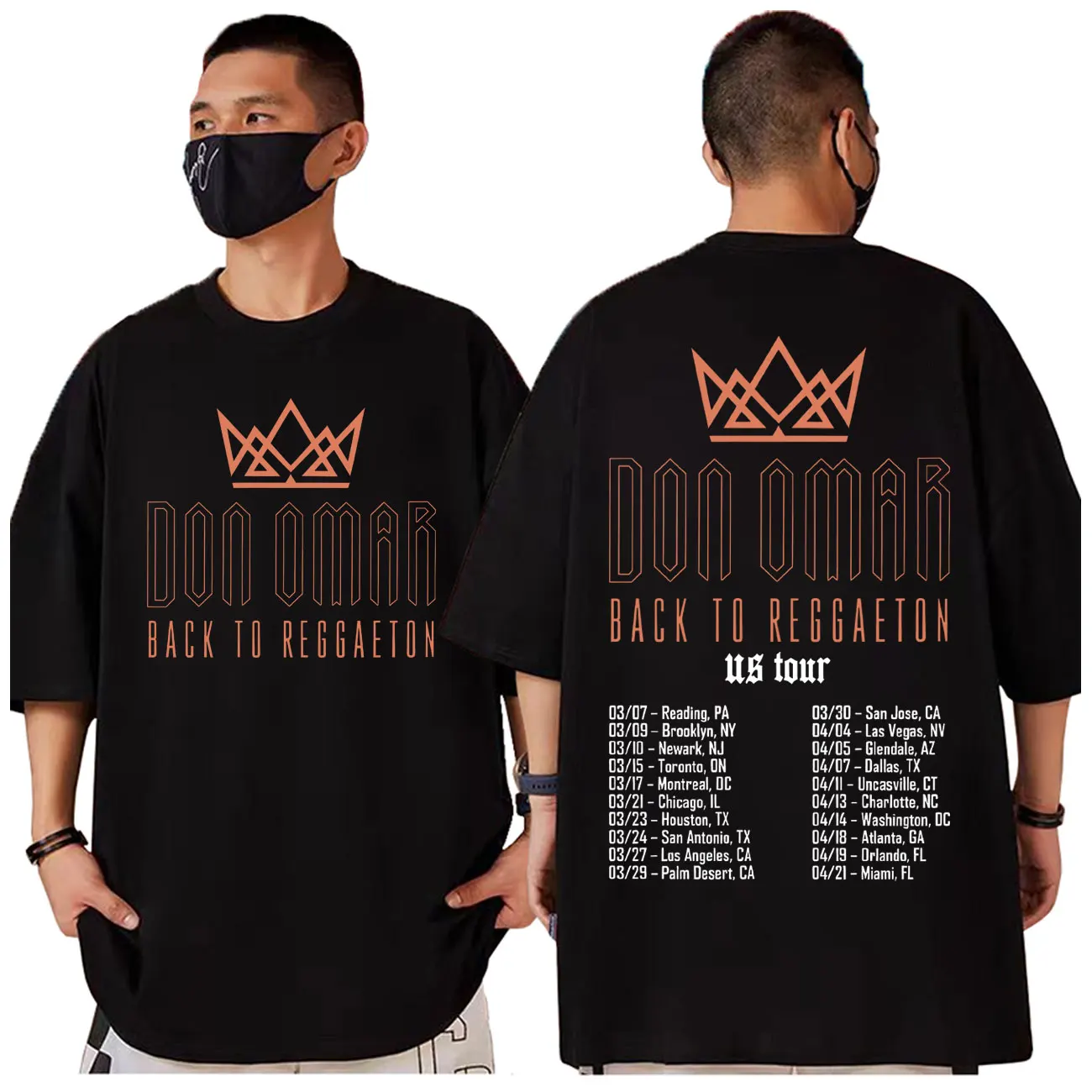 

Rapper Don Omar Tour 2025 T-shirt Men Women Clothing Fashion Hip Hop Short Sleeve T-shirts High Quality Cotton Oversized T Shirt