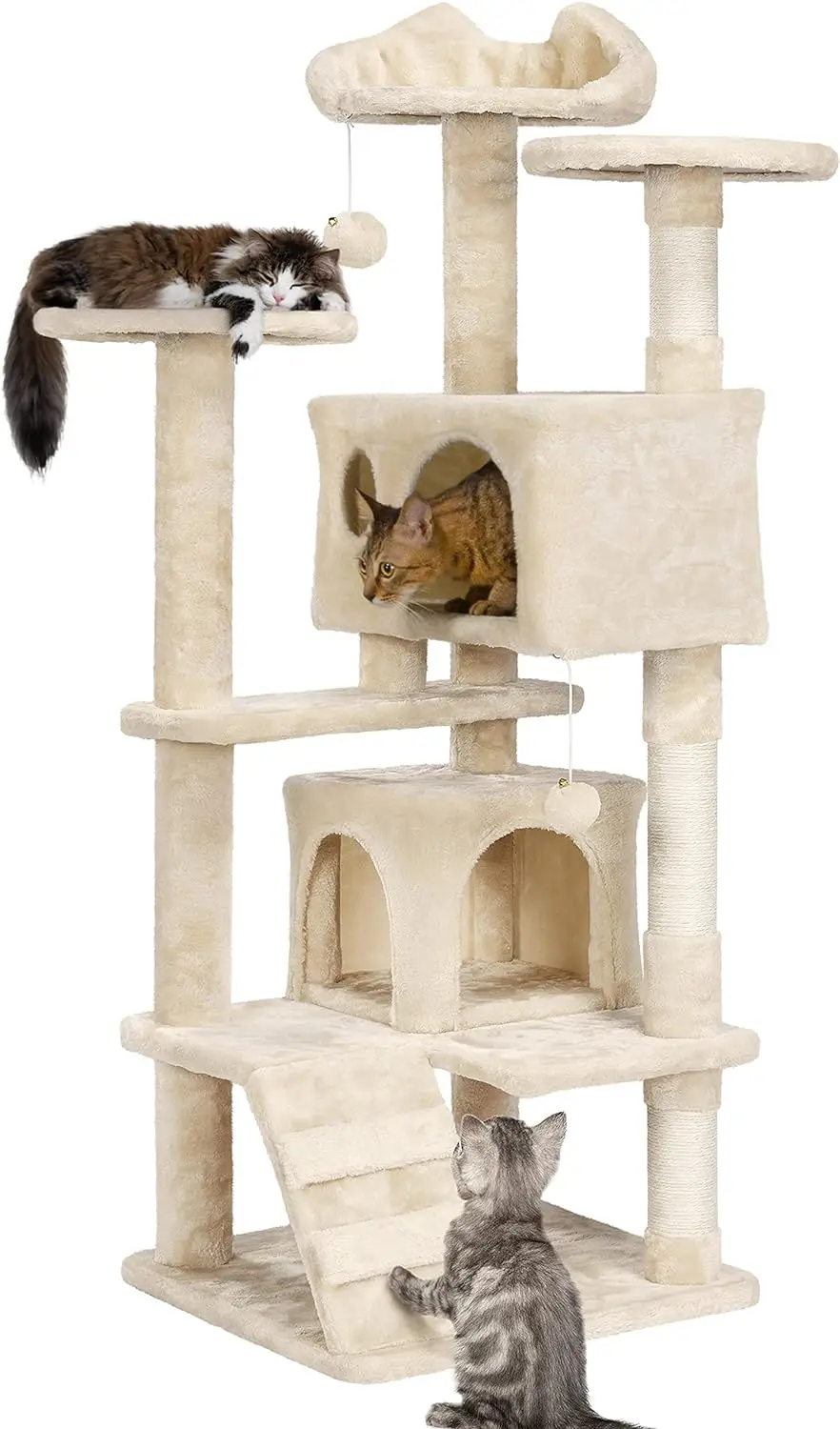 

54in Cat Tree Tower Condo Furniture Scratch Post for Kittens Pet House Play cat condo cat scratcher