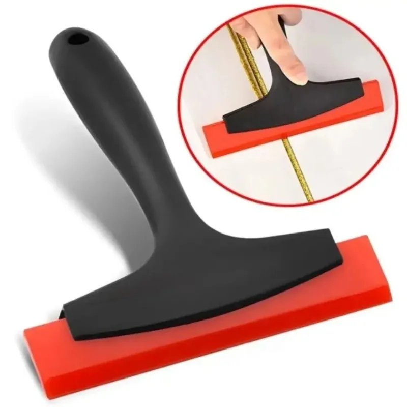 Rubber Squeegee Tile Gap Cleaning Scraper Shovel Grout For Tiling Car Film Glass Snow Ice Trowel Remover
