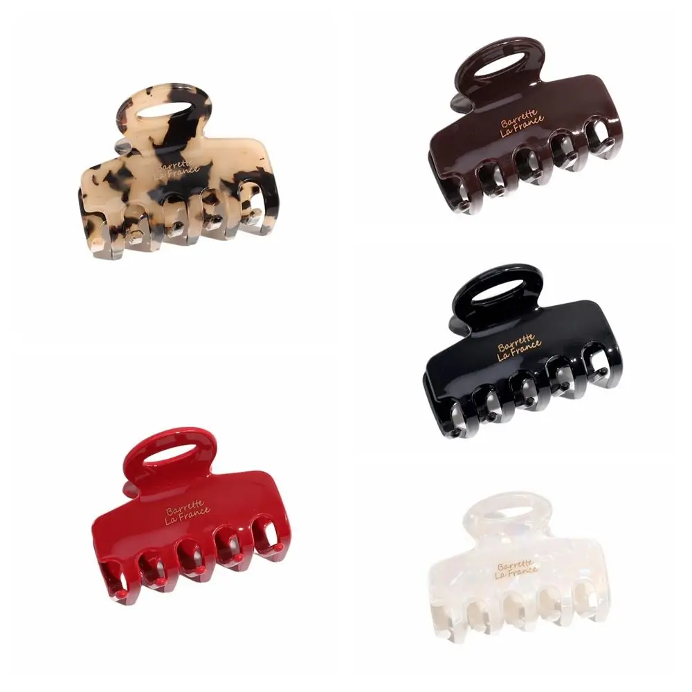 Простой корейский стиль, акриловый коготь для волос, геометрическая заколка для волос, квадратный коготь для волос, головной убор, держатель для хвоста, женский зажим в виде акулы, женский