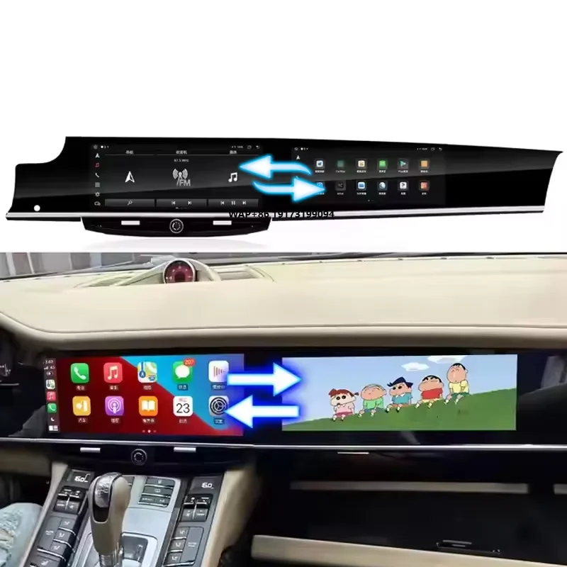 

Dual 12. Android Touch Screen Car Dvd Player Multimedia Player for Panamera 2010-2016 Navigation Radio Carplay