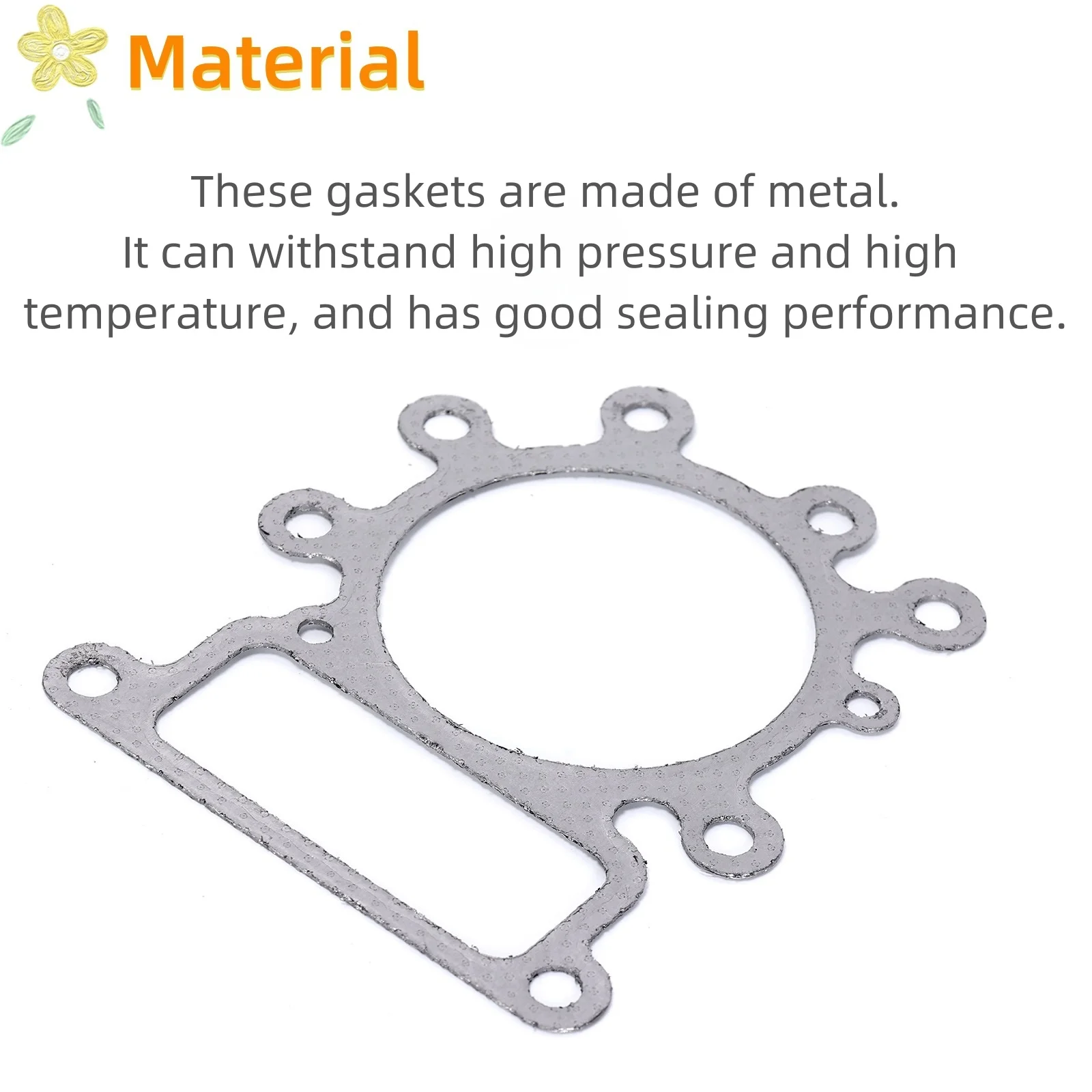Ruimou 2 قطعة حشية رأس أسطوانة الجزازة OE 273280S 272614 متوافقة مع بريجز وستراتون/متوافقة مع Intek OHV