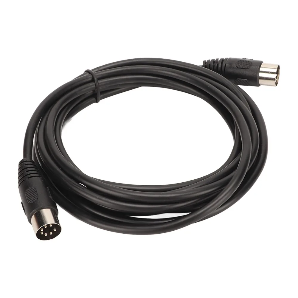 Professional Plug and Play 7 Pin DIN Cable Male to Male 3 Meters / 9.8ft DIN Extension Cord Plug Play Cable Device Connection