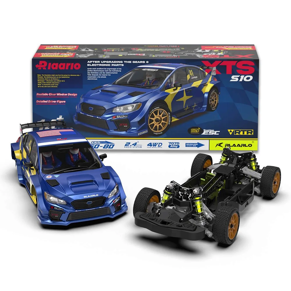 NEW Rlaarlo XTS-S10 RC Rally Car Brushless 4WD 1/10 Electric