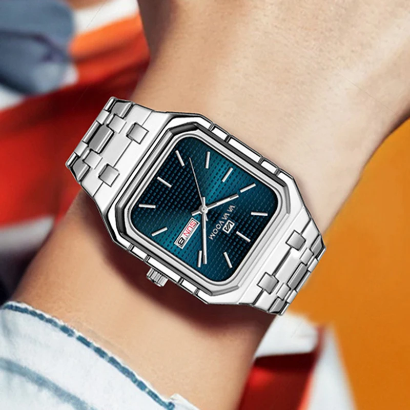 Men Sports Fashion Watches Business Men\'s 2025 Stainless Steel Gold Luxury Men Quartz Watches Relogio Masculino Dropshipping