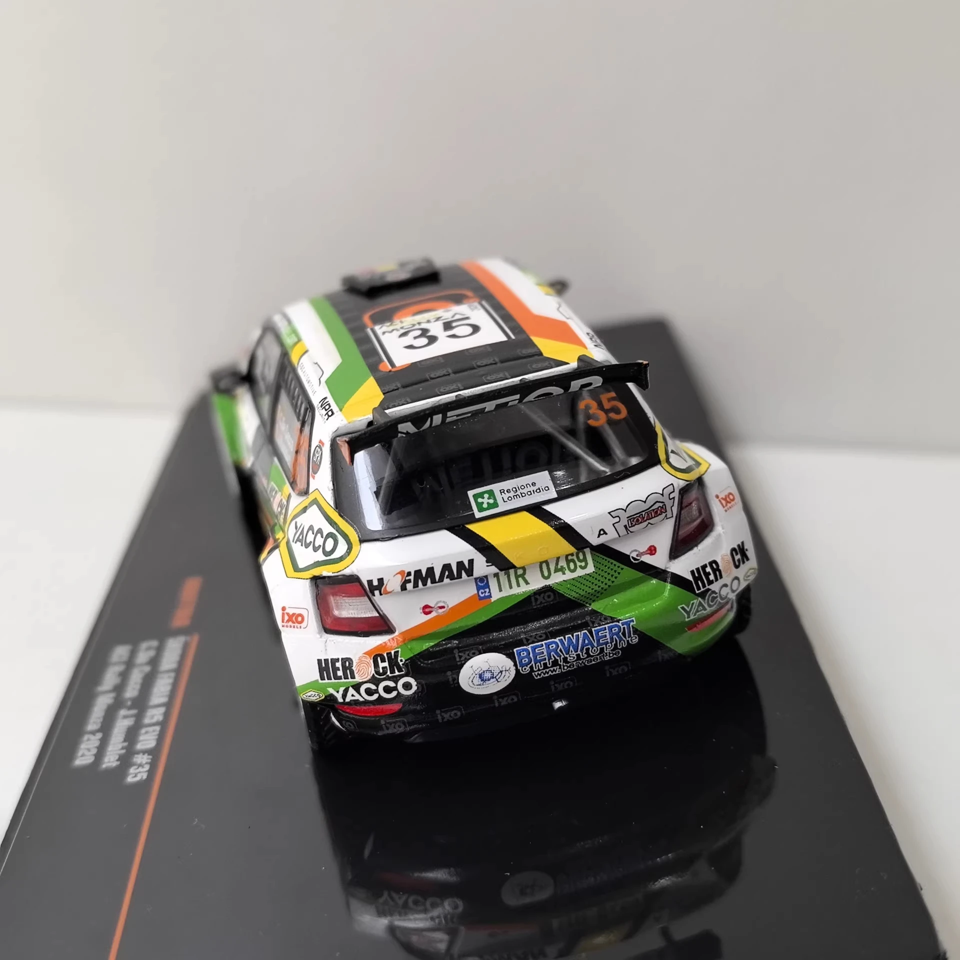 IXO 1/43 SKODA FABIA R5 EVO # 35 2020 Skoda Racing-model, legering 6e