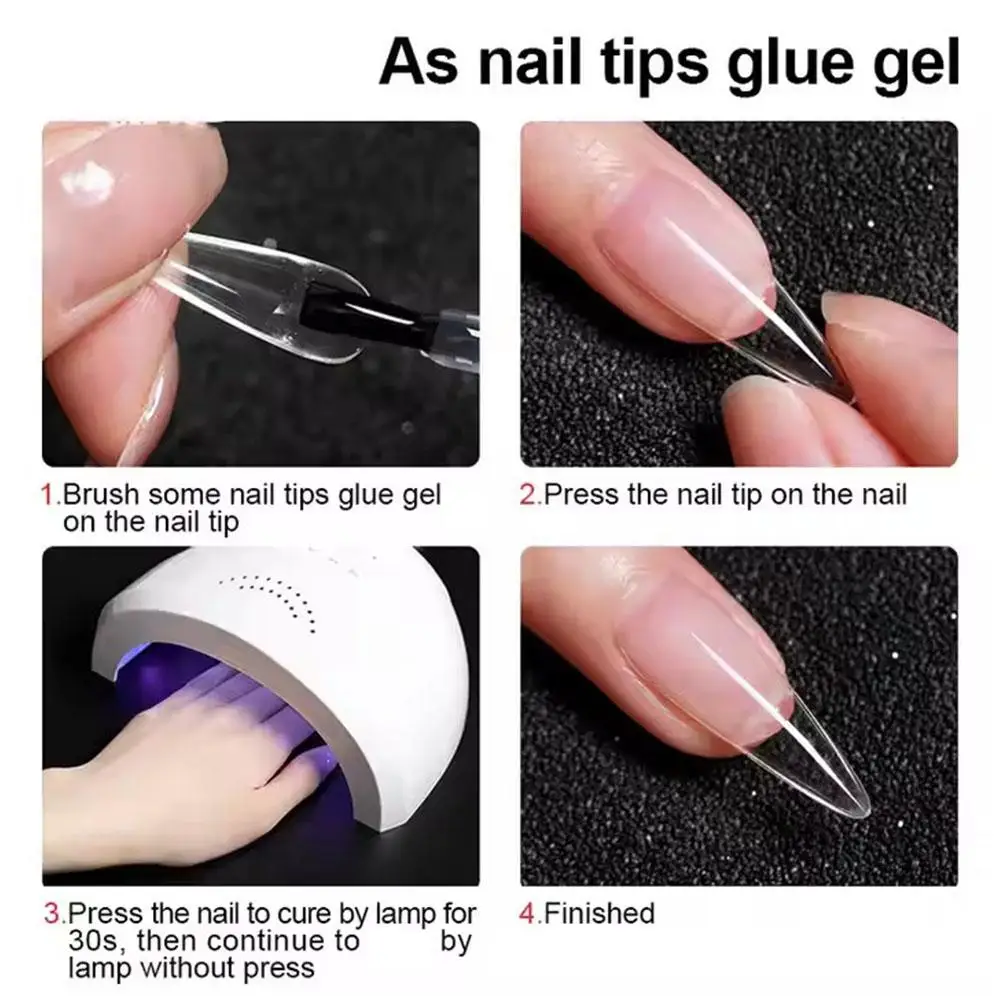 10g Große Kapazität Schnell Trocknend Nagel Kleber Falsche Nägel Spitze Starke langlebige Gel Wasserdichte Nägel Nail art Werkzeug klebstoff G3E6