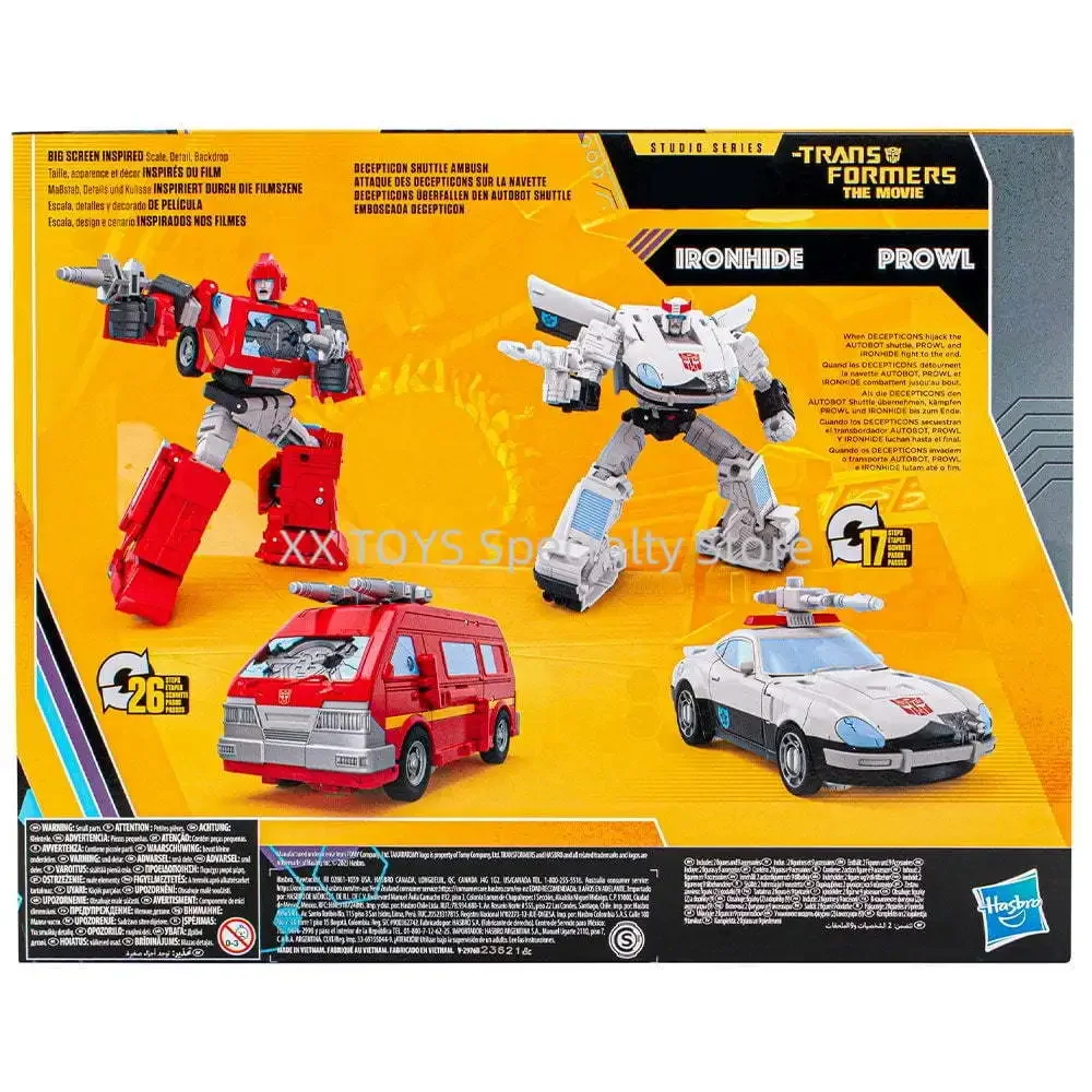 TransDevices Studio Series Buzzworthy Bumblebee, 86-24rer B Ironhide, 86-20rer B Prowl, Vacances pour enfants, Cadeau d'anniversaire, Manga Figure