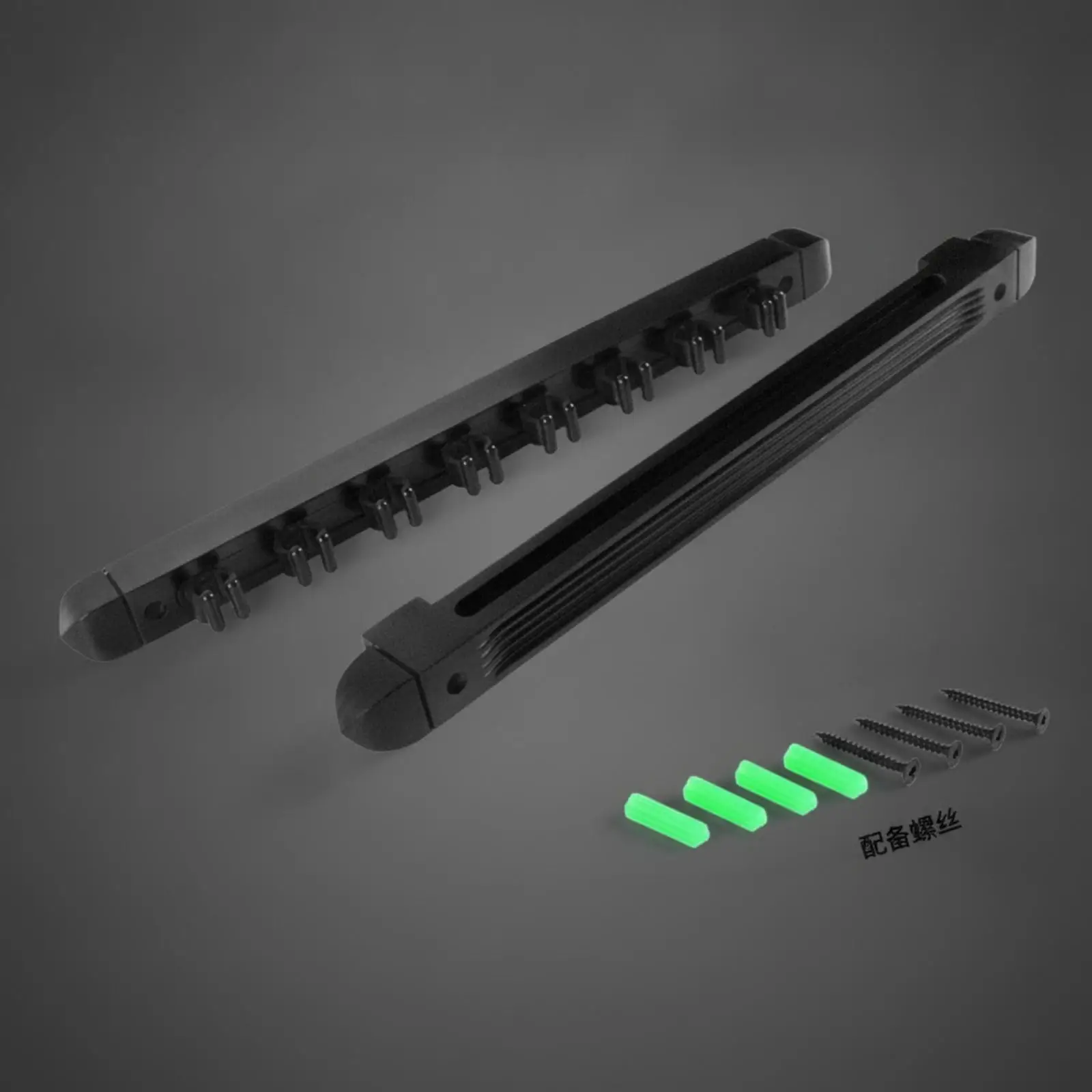 Cue Rack Wooden Billiard Stick Organizer Wall Attachment for