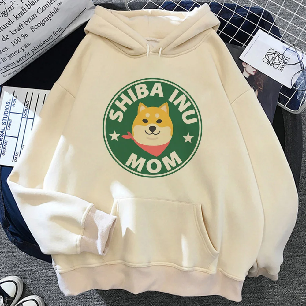 

Shiba Inu hoodies women funny anime long sleeve top sweat y2k Pullover hoddies female long sleeve top Hood