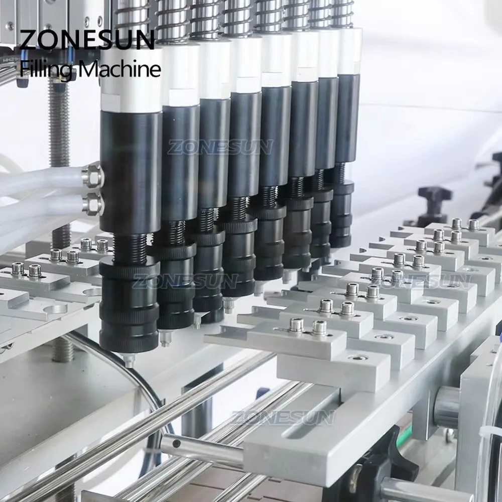 Automatic 8 Heads Liquid Filling Machine Vacuum Bottle Filler For Perfume Essential Oil Beer Spray Bottles With Dust