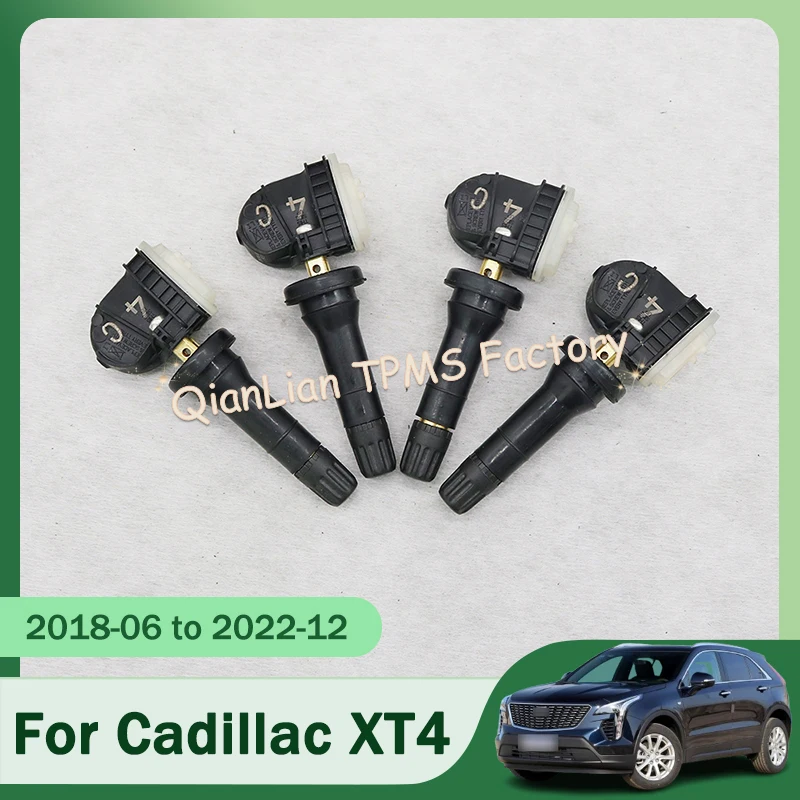 

TPMS Sensors Set Of 4 13522631 For Cadillac XT4 XT5 XT6 Escalade 433MHz Tire Pressure Monitoring System