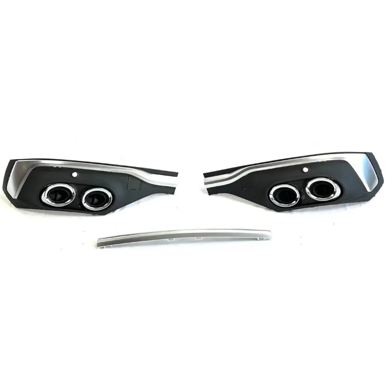 Voor Audi Q5 Sportback 2020-2023 Auto Achterbumper Lip Splitter Diffuser Uitlaat Tips Achterbumper Nep Uitlaat poort Accessoires - afbeelding 1