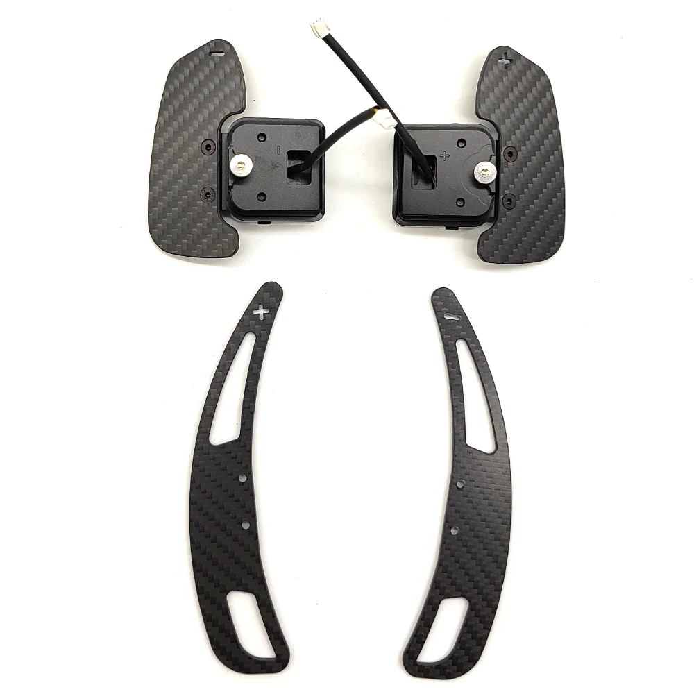 

For Audi A4 B9 steering Wheel-mounted Paddles Matte Carbon Fiber