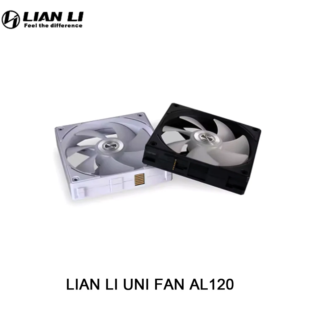 LIAN LI UNI พัดลม AL120 ARGB พัดลมเคสพีซีไร้สาย,ปราศจากคลัตเตอร์,Daisy Chain เกรดอุตสาหกรรม L-connect PWM