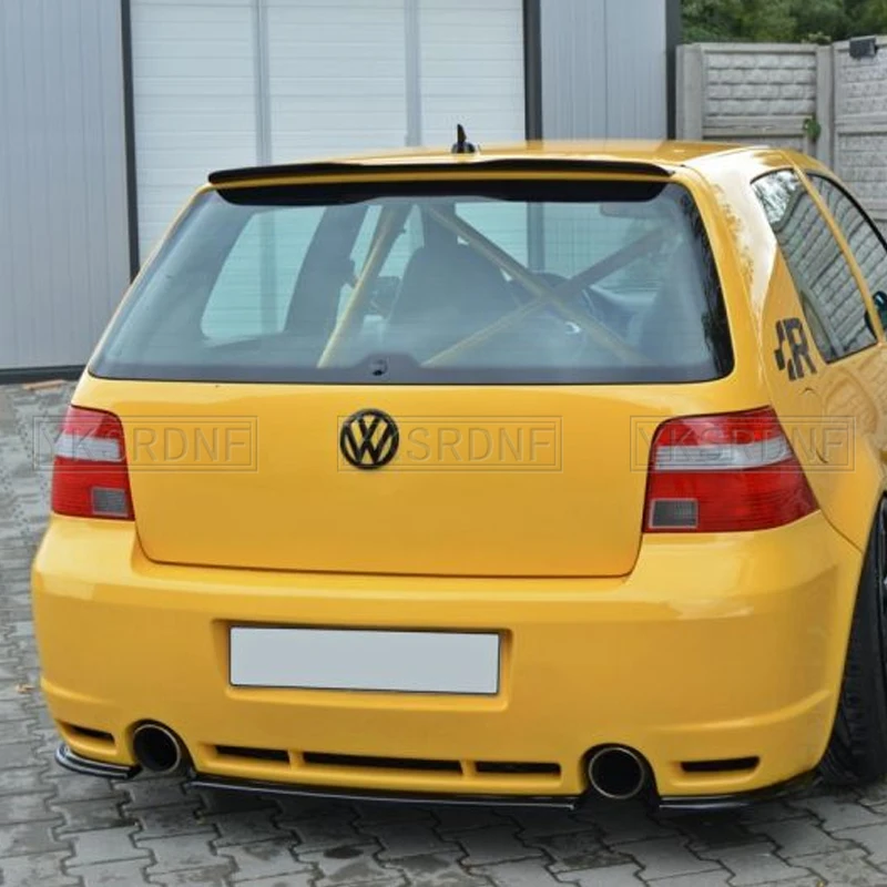 Rear Roof Lip Spoiler For 1999-2006 VW Golf 4 MK4 R32 Hatchback Spoiler ABS Plastic Gloosy Black Car Tail Wing Decoration