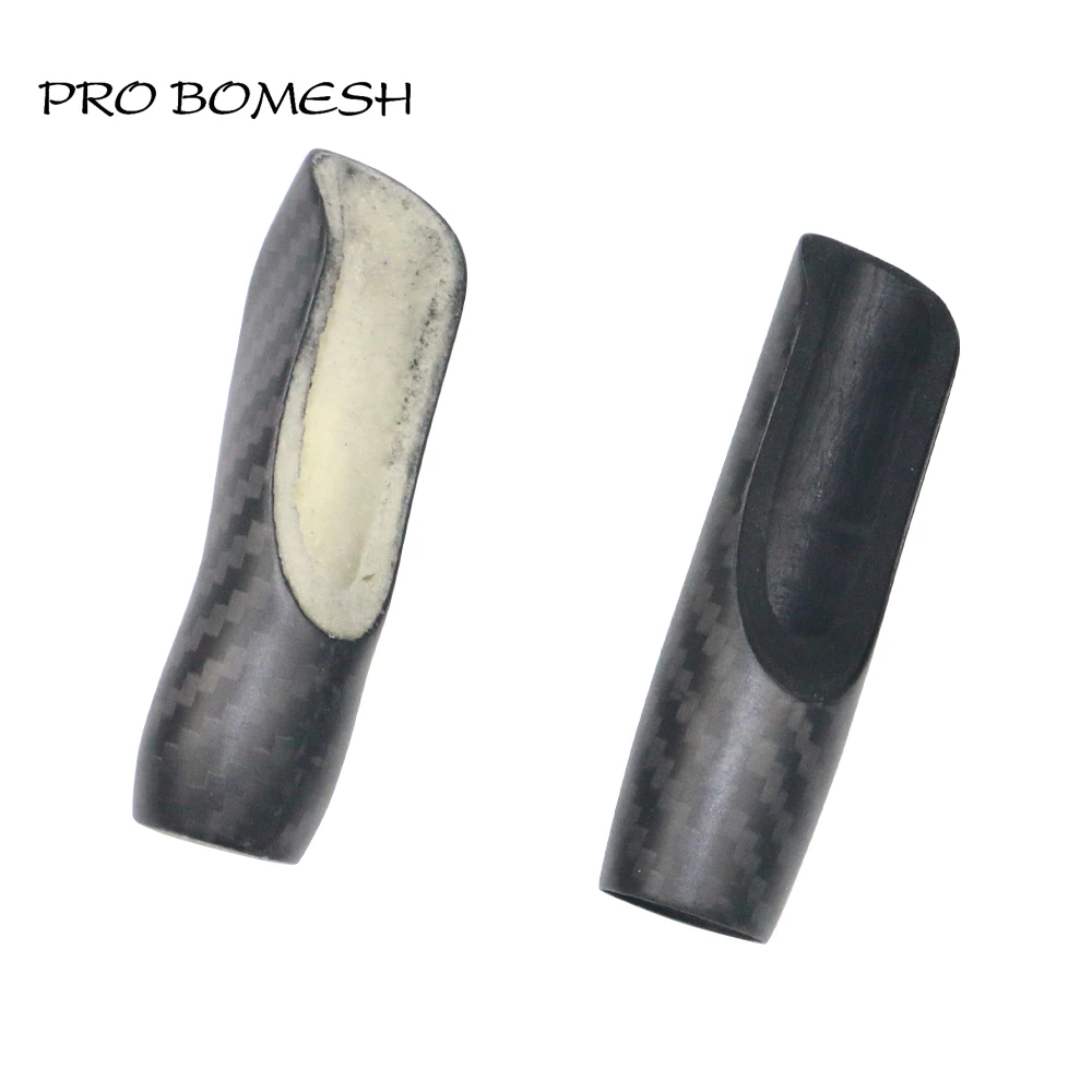 Pro Bomesh 1 Piece Fuji VSS#16 4.3g 4.8g Carbon Fiber Rear Grip Split Grip DIY Fishing Rod Building Component Repair Rod Pole