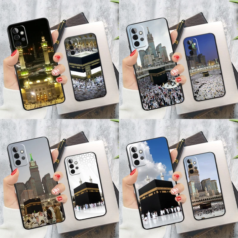 Holy Mosque Makkah Phone Case For Samsung Galaxy A54 A34 A14 A55 A35 A25 A15 A52 A32 A12 A51 A71 A13 A33 A53